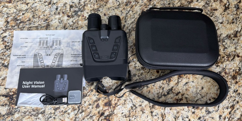 Night vision binoculars