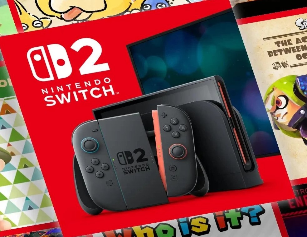 A box with a video game console and a video game controller