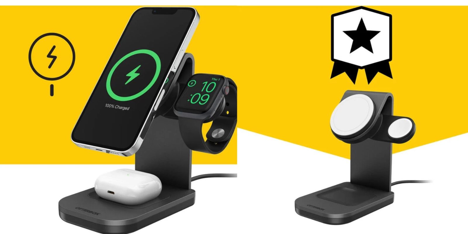 OtterBox 3-in-1 15W MFi MagSafe Charging Station