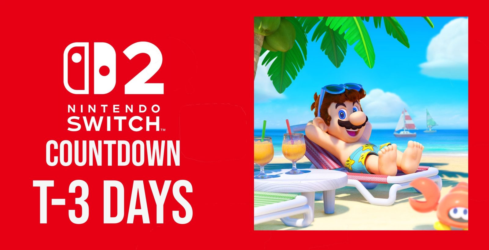 A cartoon character lying on a lounge chair on a beach