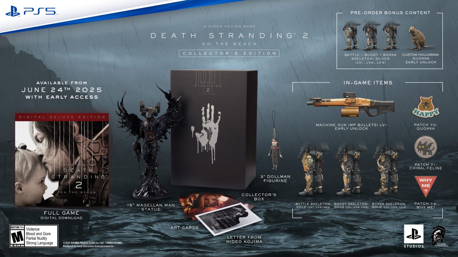 The Death Stranding 2- On the Beach Collector’s Edition