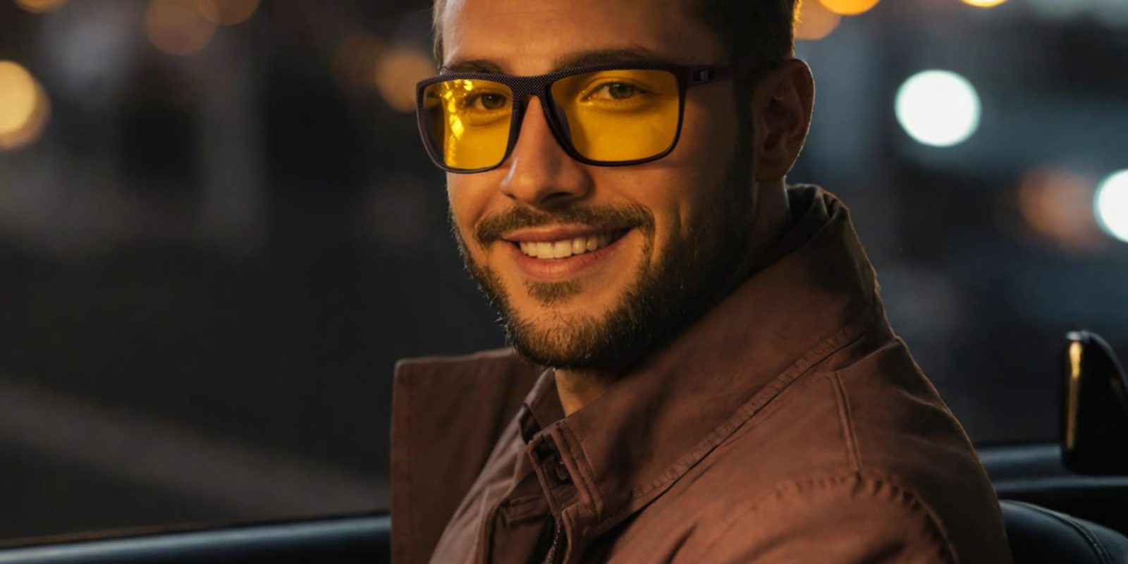 A man smiling at the camera