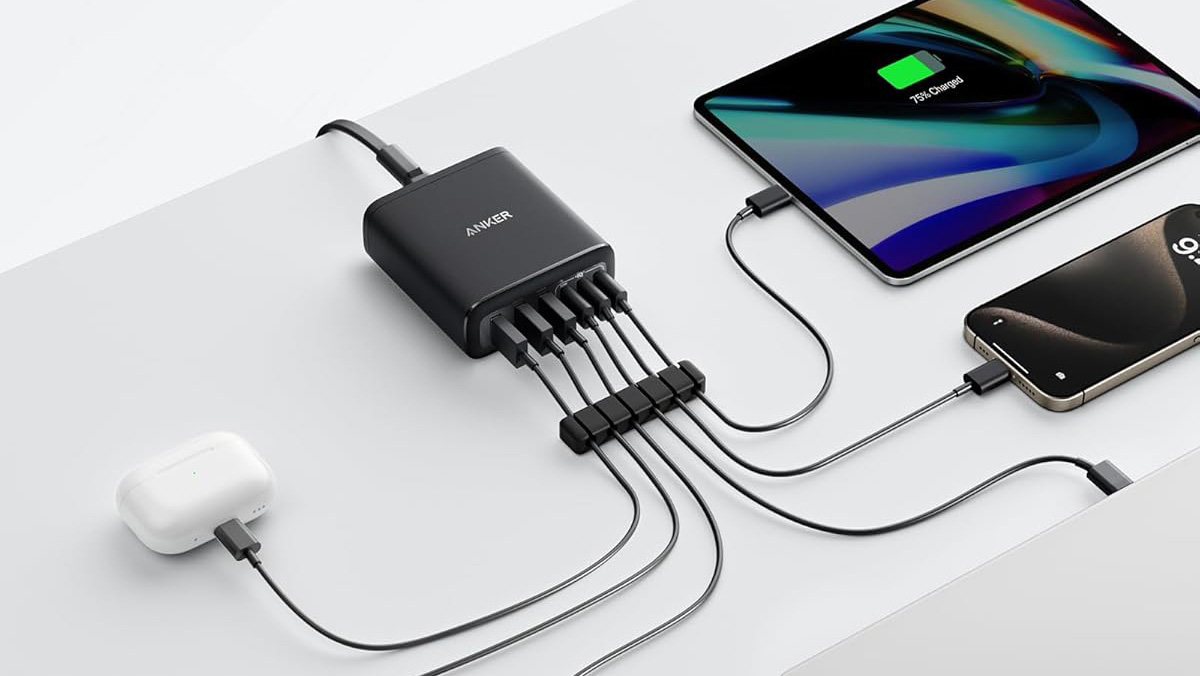 A black device with wires connected to it