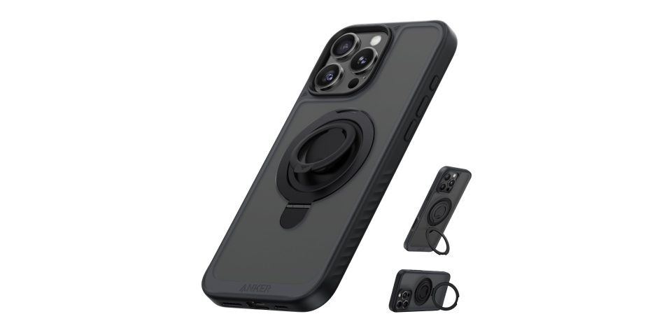 A phone with a stand