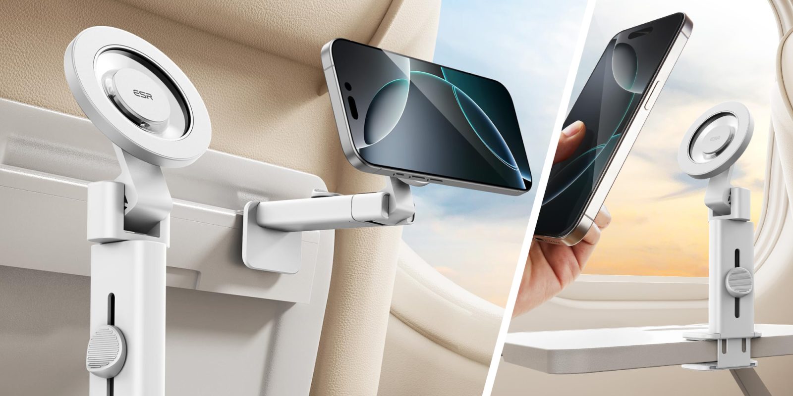 A cell phone on a seat