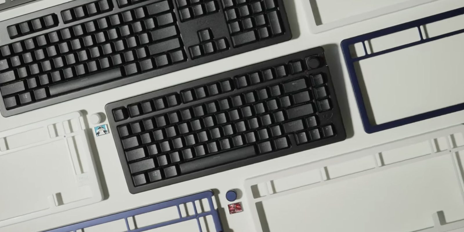 Image showing a render of HyperX's Alloy Rise 75 gaming keyboard.