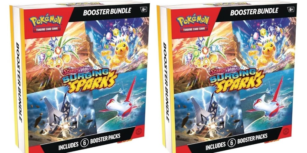 pokemon brilliant star booster box Pokemon Surging Sparks ETB and Booster Bundle Combo – CardDogTCG main image 0