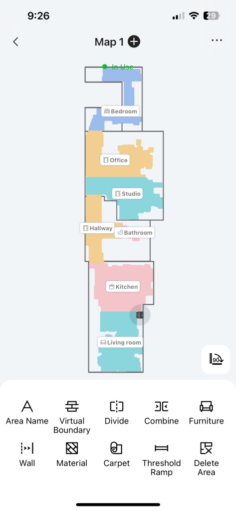 A screenshot of a map