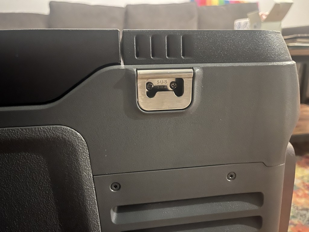 A close up of a device