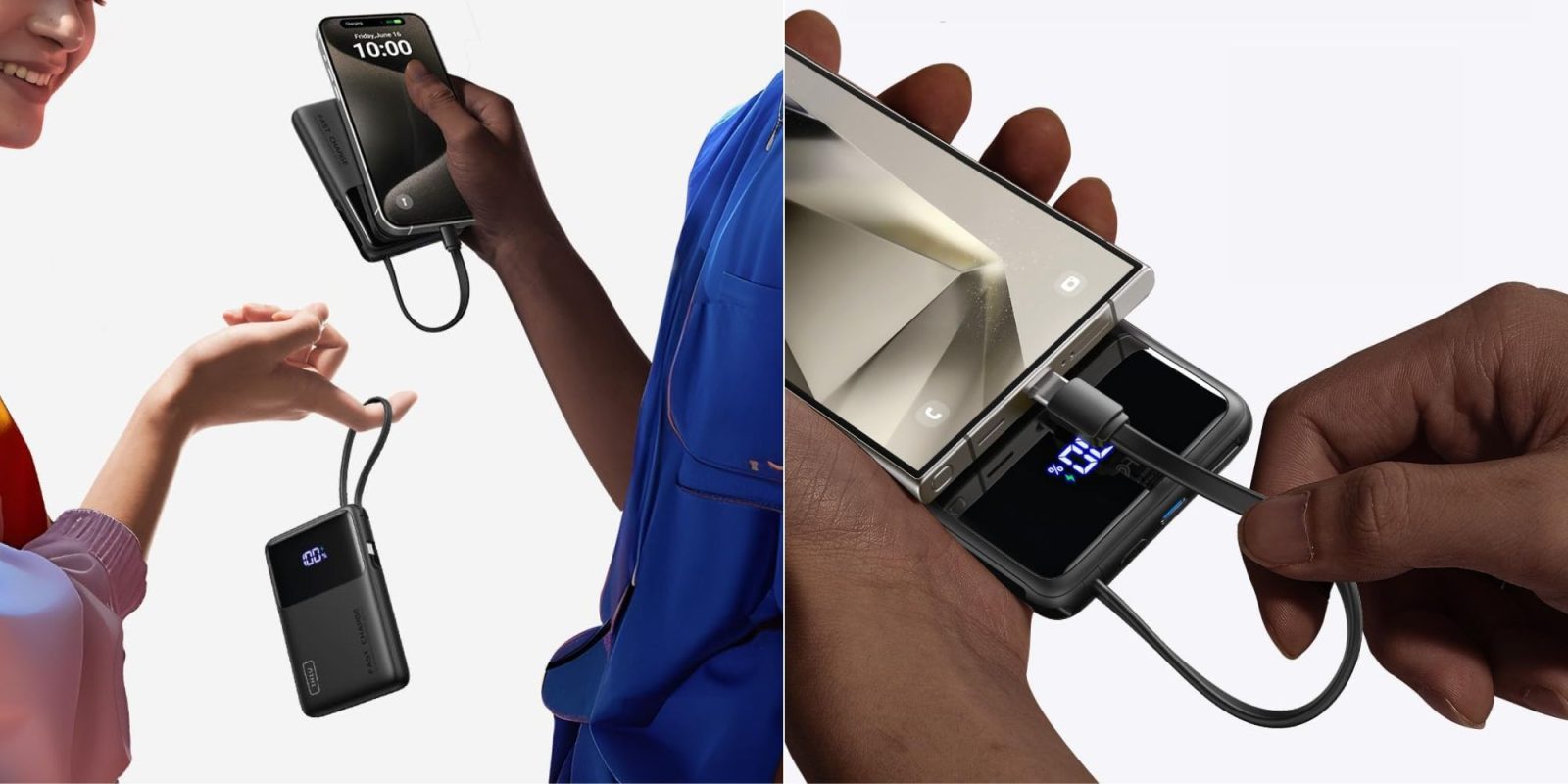 Image showing renders of INIU 10,000mAh power bank.