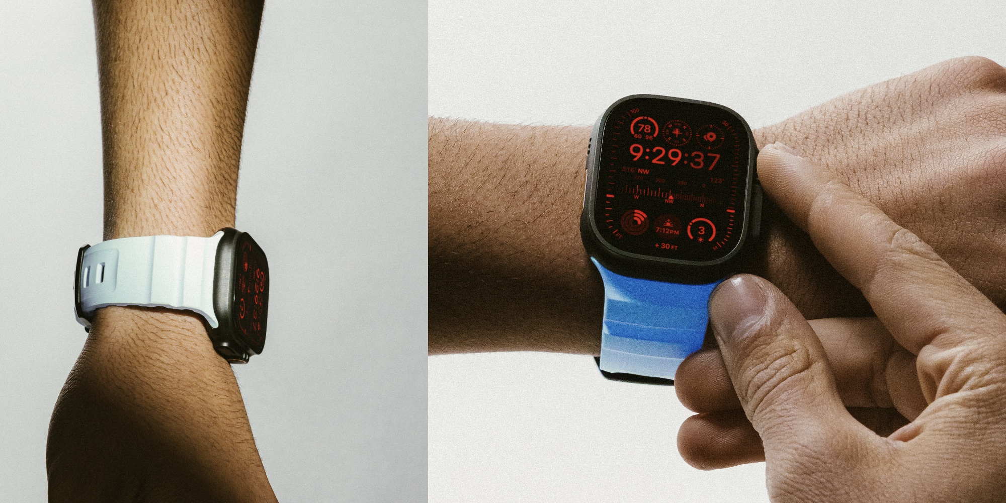 A person wearing a smart watch