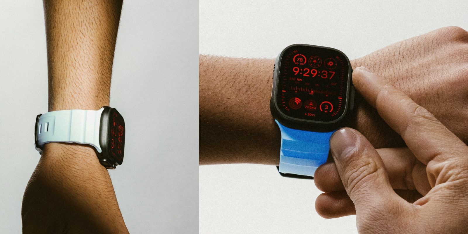 A person wearing a smart watch