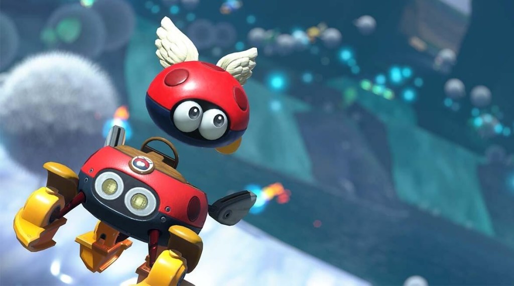 A cartoon character with wings and wings