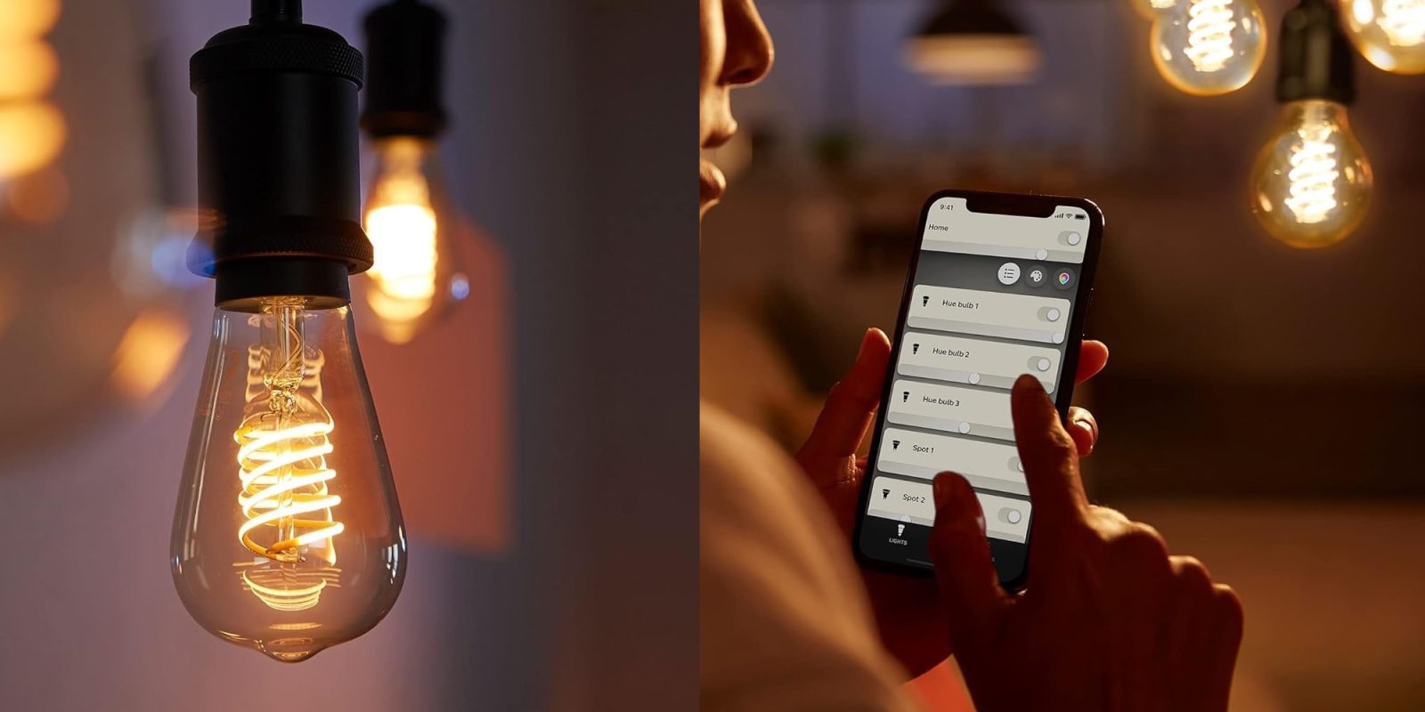 Philips Hue filament smart bulb
