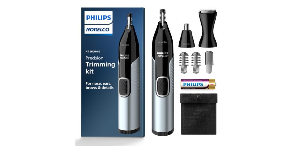 A black and silver trimmer