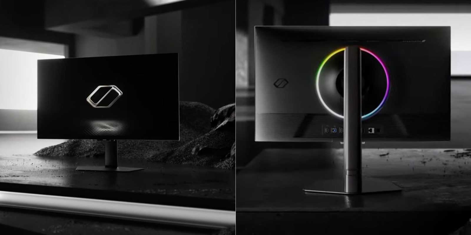 Samsung Odyssey G70D gaming monitor.