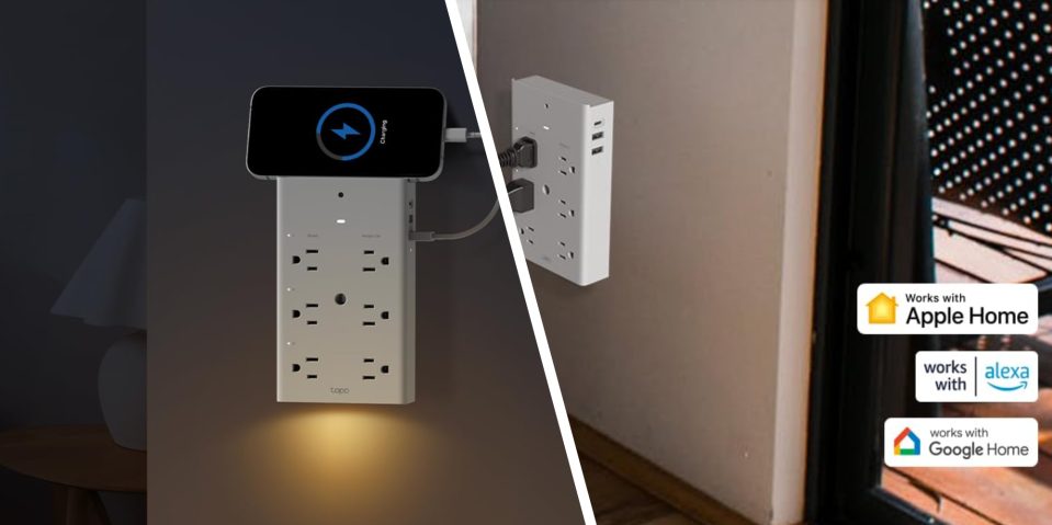 A close up of a power outlet