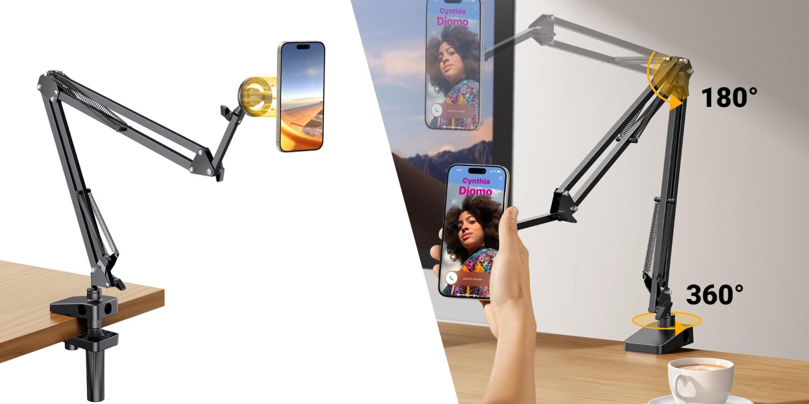 A hand holding a phone