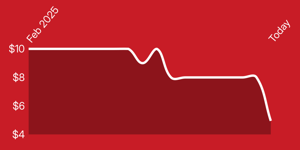 A line drawing of a heartbeat