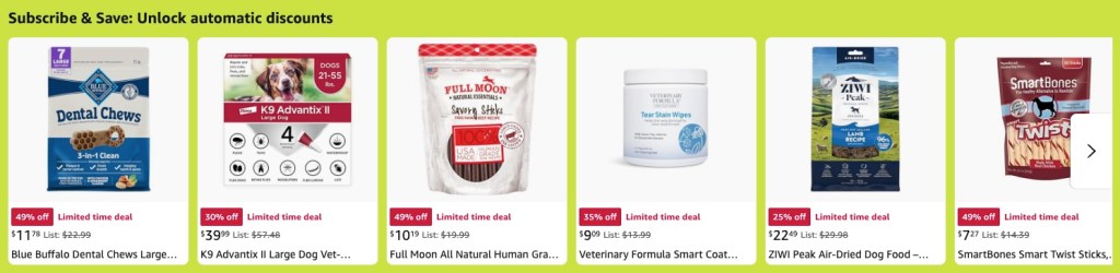 A screenshot of a product