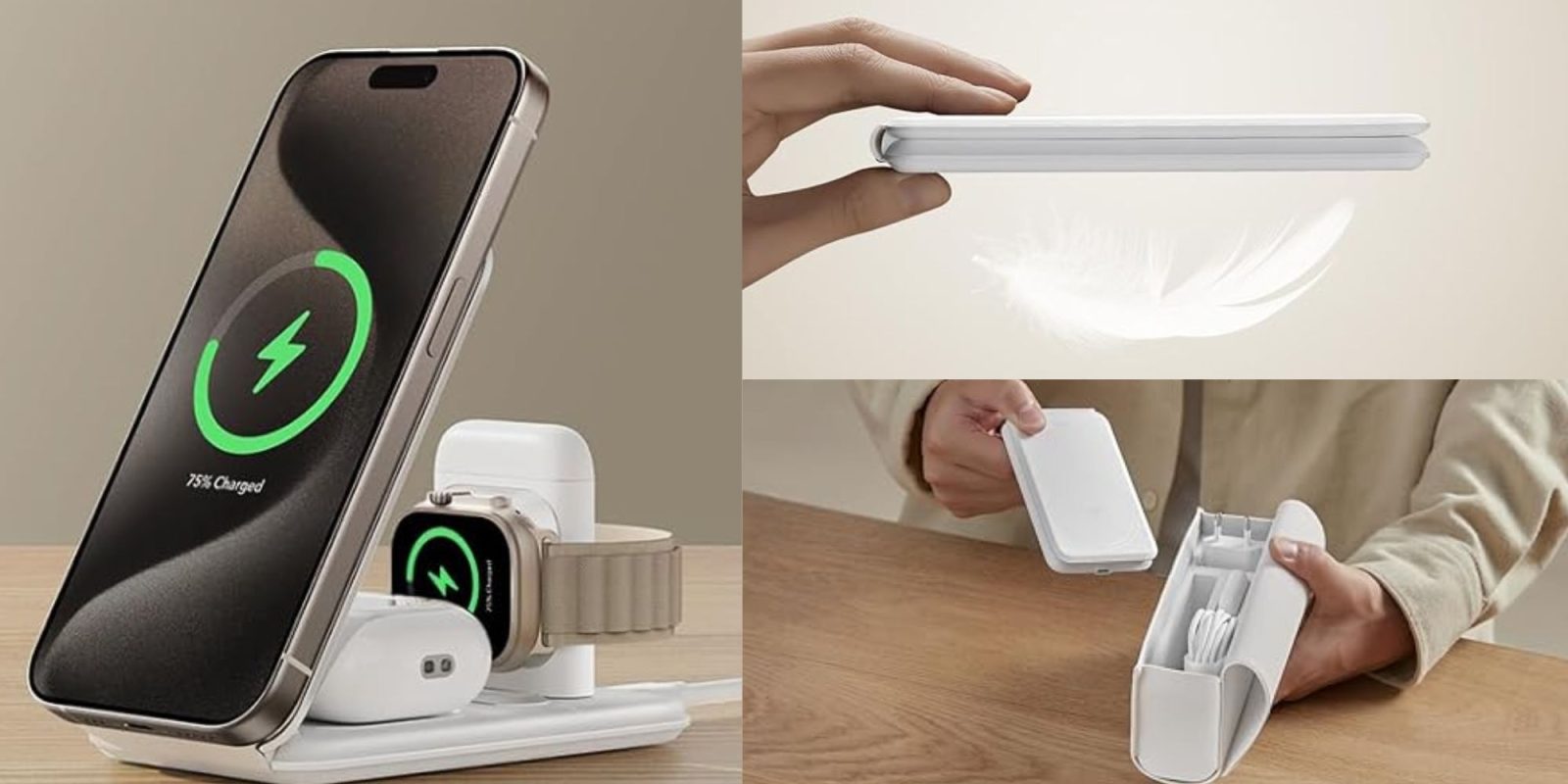 Image showing renders of ESR's 3-in-1 charging pad.