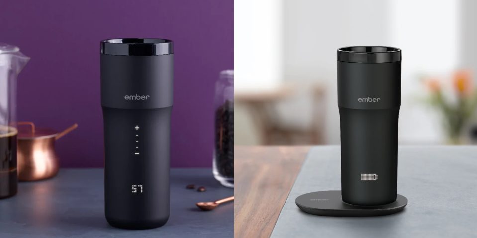 A comparison of a coffee cup