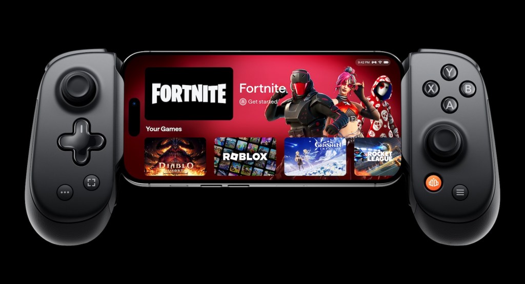 A cell phone with a screen showing a video game