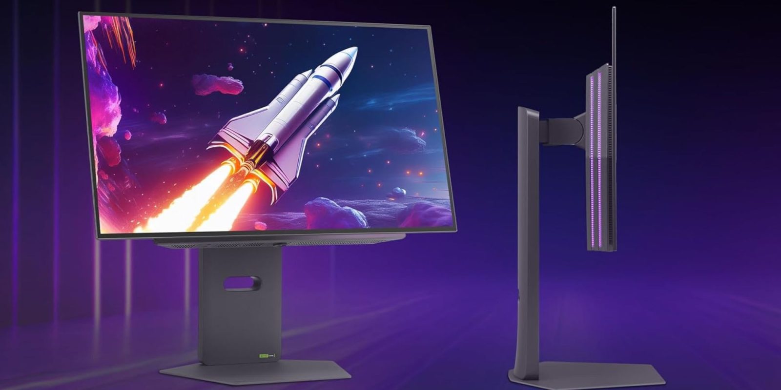 Image showing a render of LG's UltraGear gaming monitor.