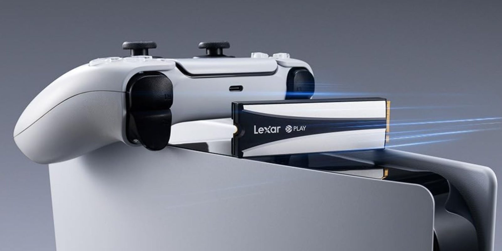 Image showing Lexar's 2TB PLAY heatsink SSD.