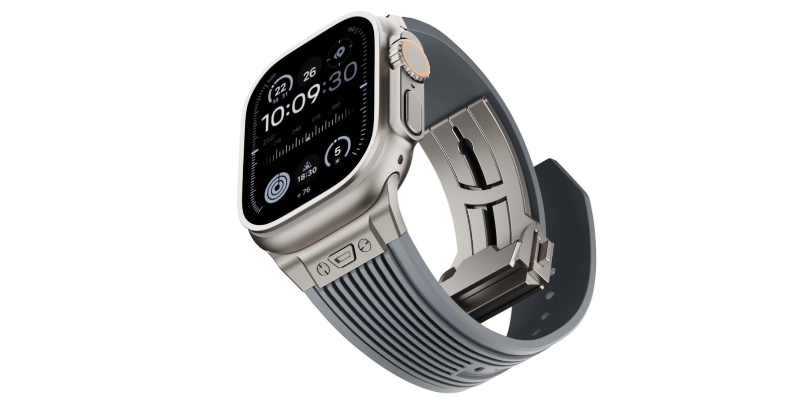 A smart watch with a black screen