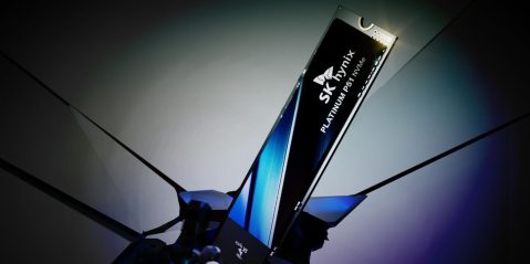 Image showing a render of SK hynix's P51 Gen 5 SSD.