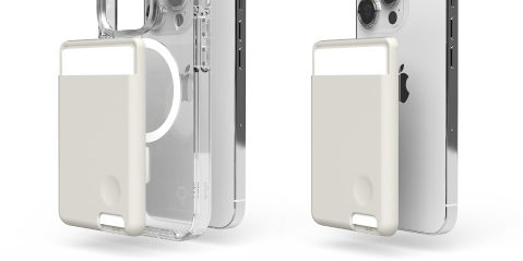 A close up of a phone case