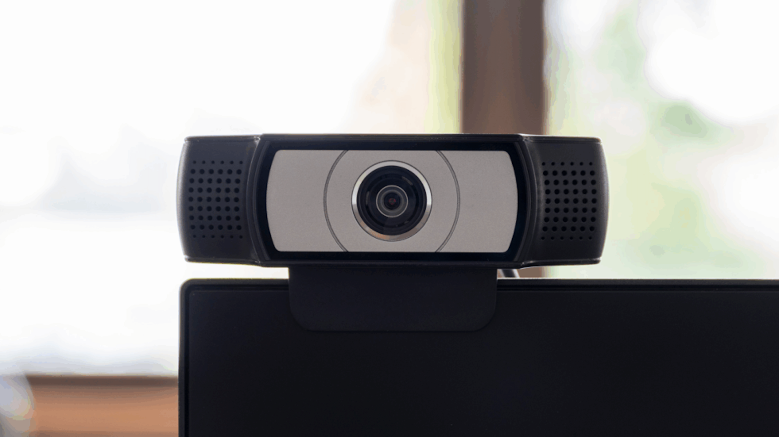 A close up of a webcam