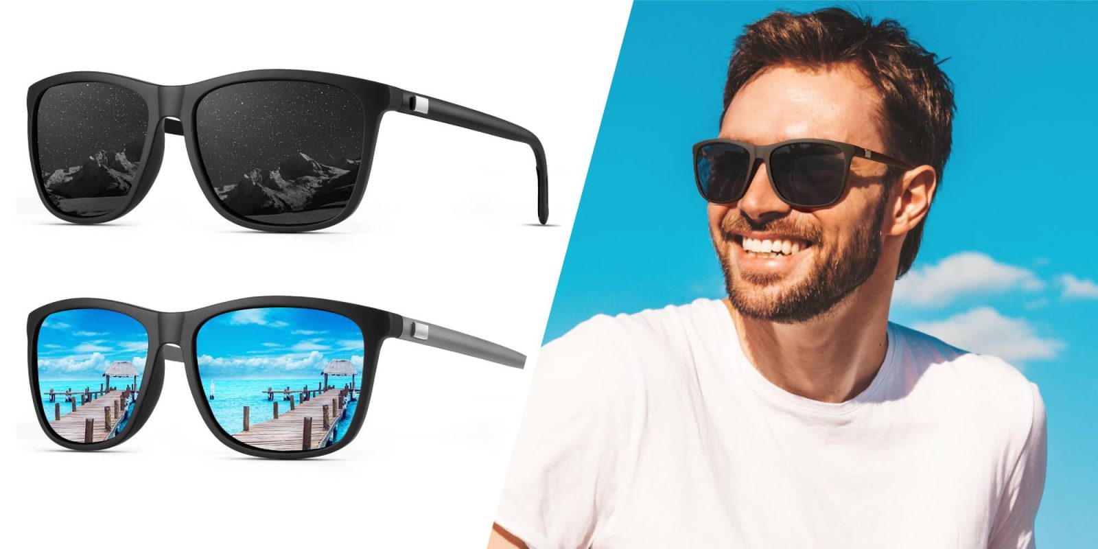 A man wearing sunglasses