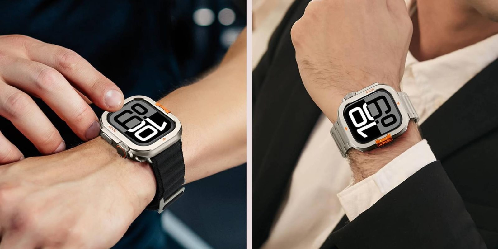 A close up of a watch