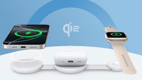 A device with a charger attached to it