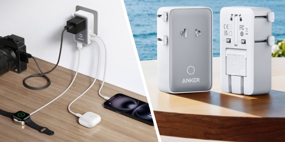 A phone charging station and a cell phone