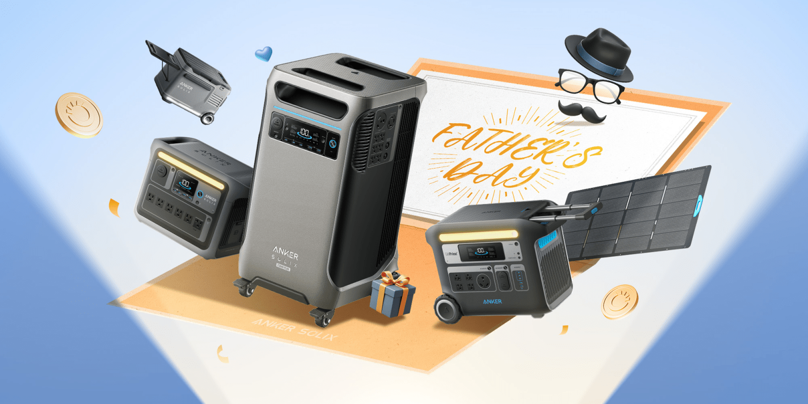 A box with a couple of electronic devices