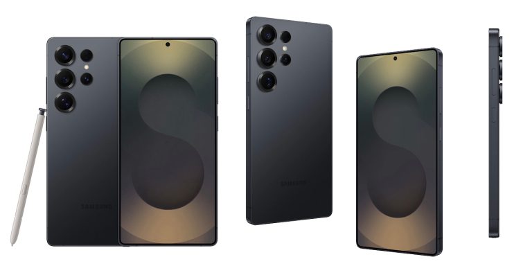 A group of cell phones