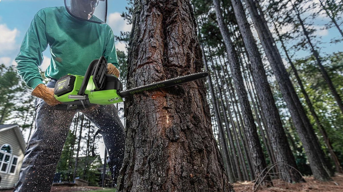 Get pro-tier cutting action with Greenworks’ 80V 18-inch cordless electric chainsaw down at $210 (Second-lowest price of 2026)