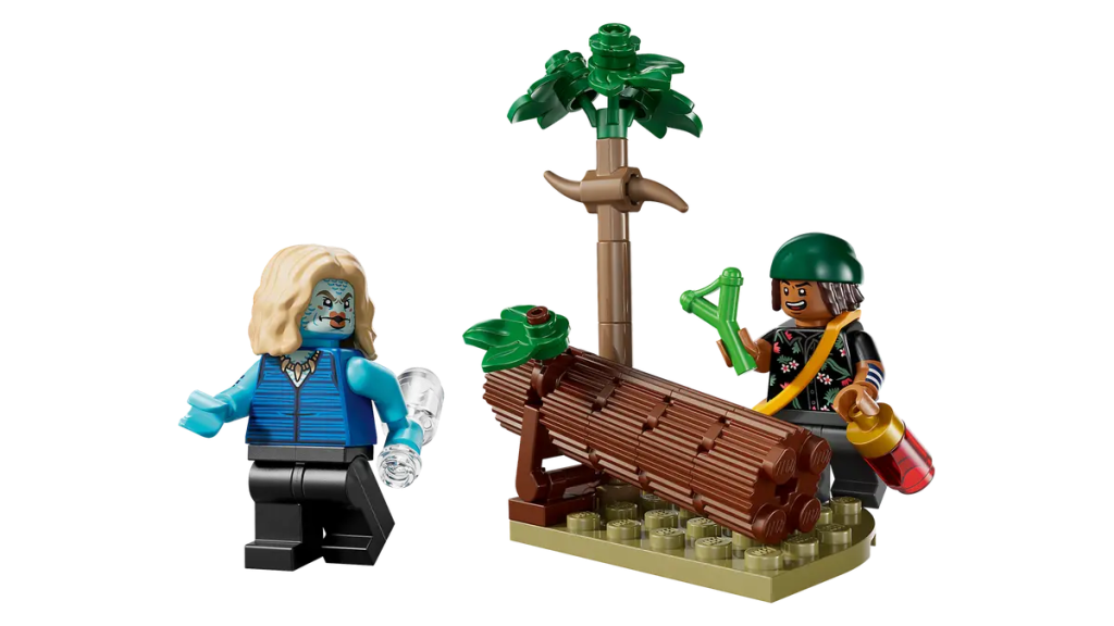 A group of lego figures