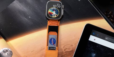 A smart watch on a surface