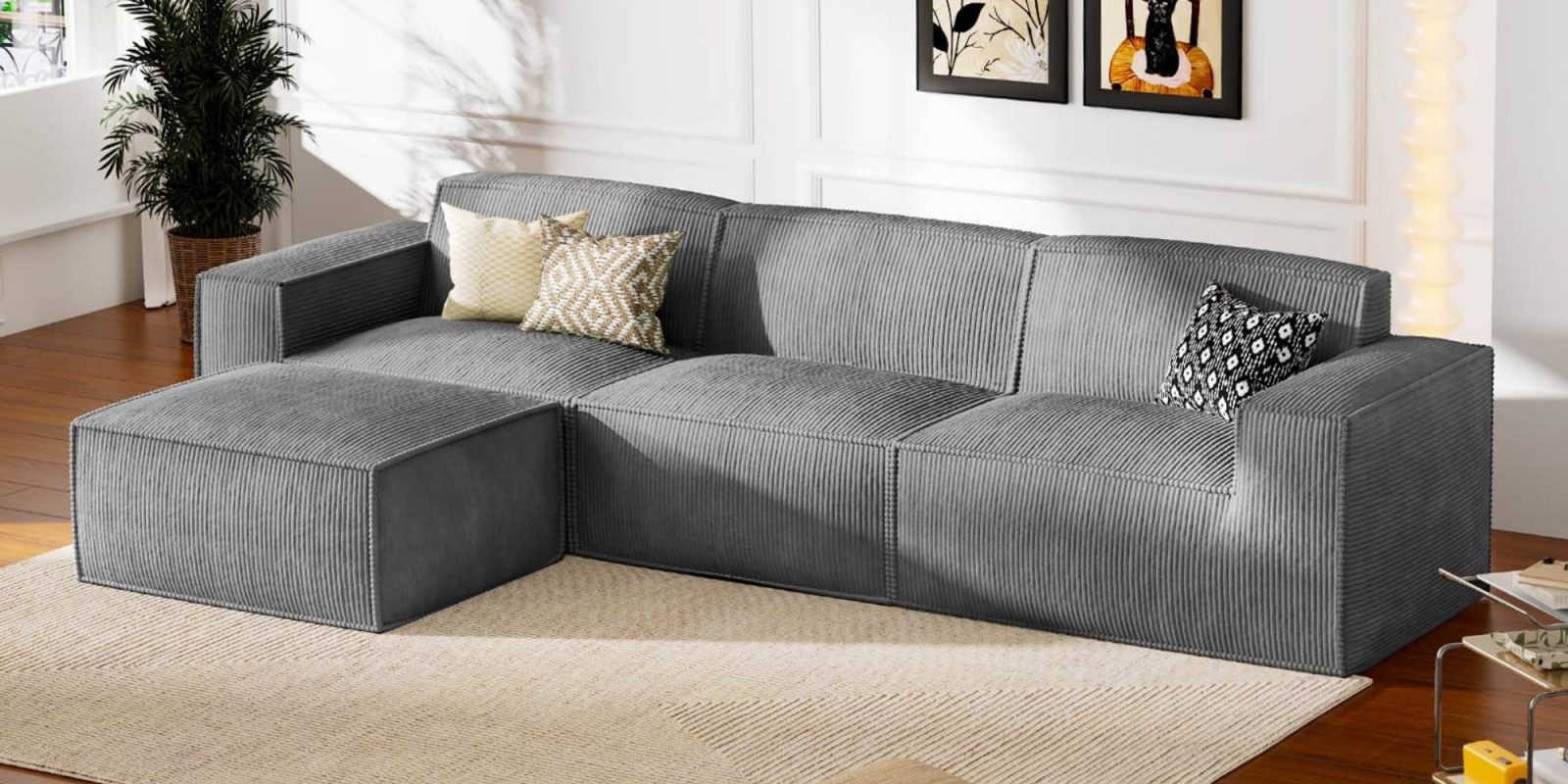 A couch in a room