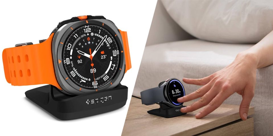 A close up of a watch