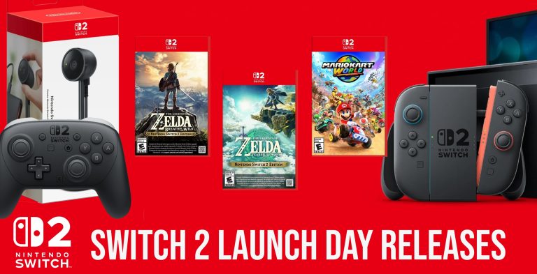Switch 2 launch day releases-everything