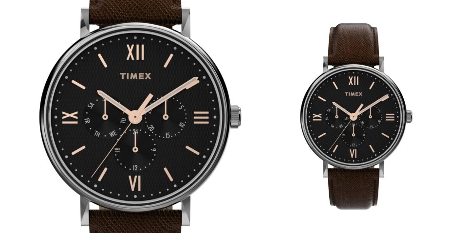 A close up of a watch