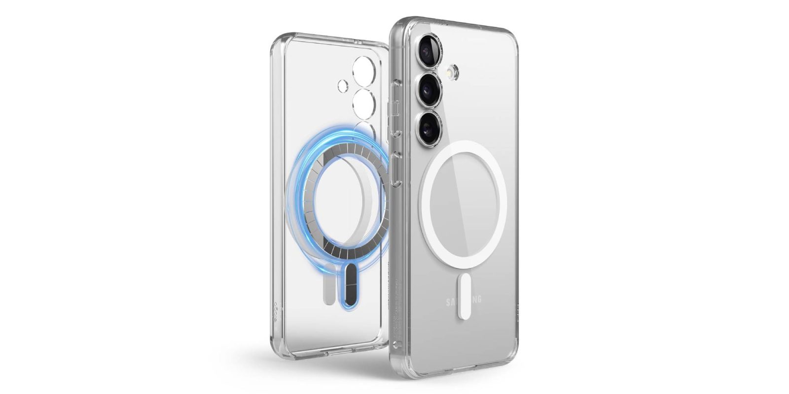 A back and side view of a phone case