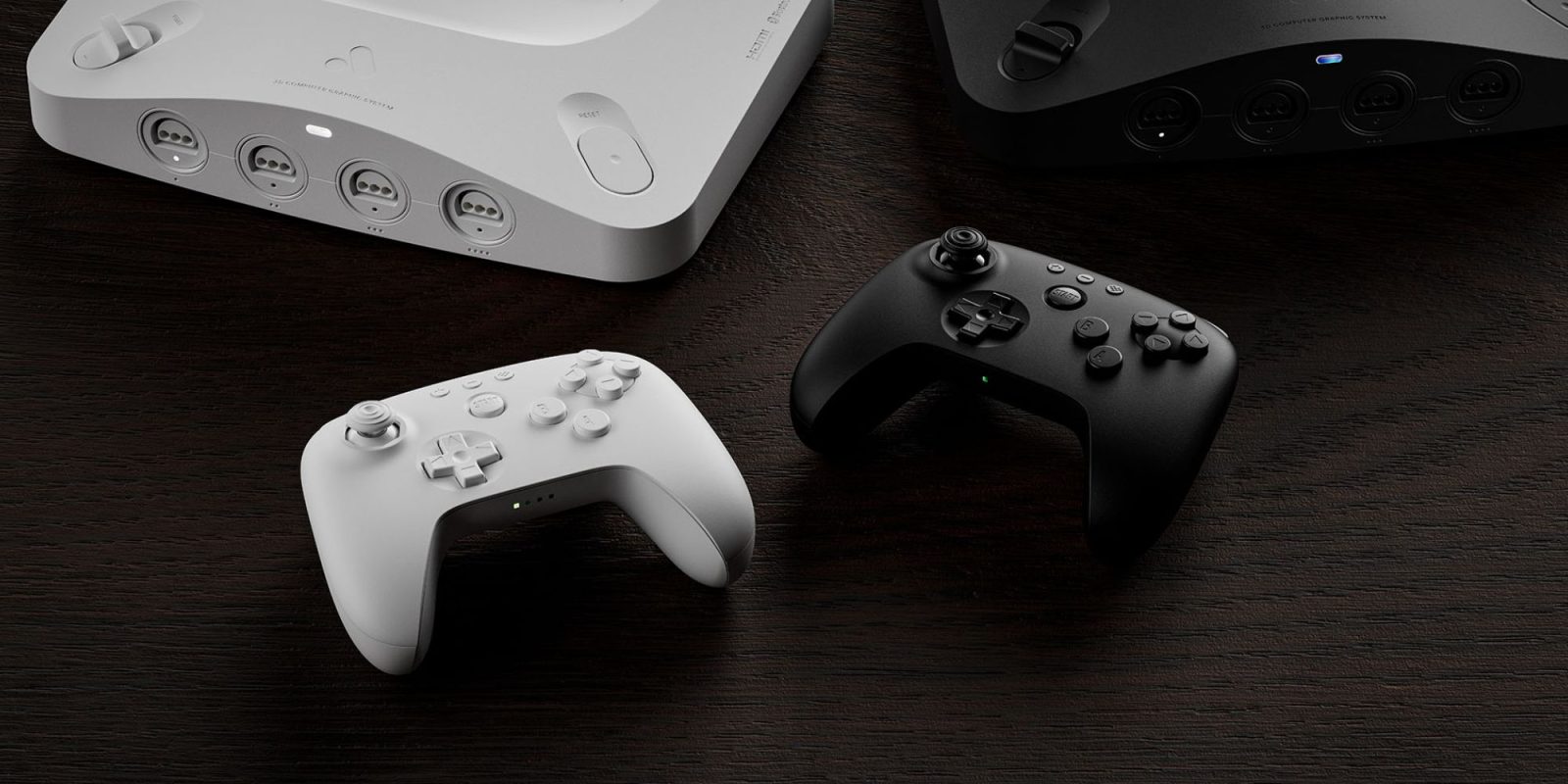 Image showing renders of 8Bitdo's Nintendo 64 controller.
