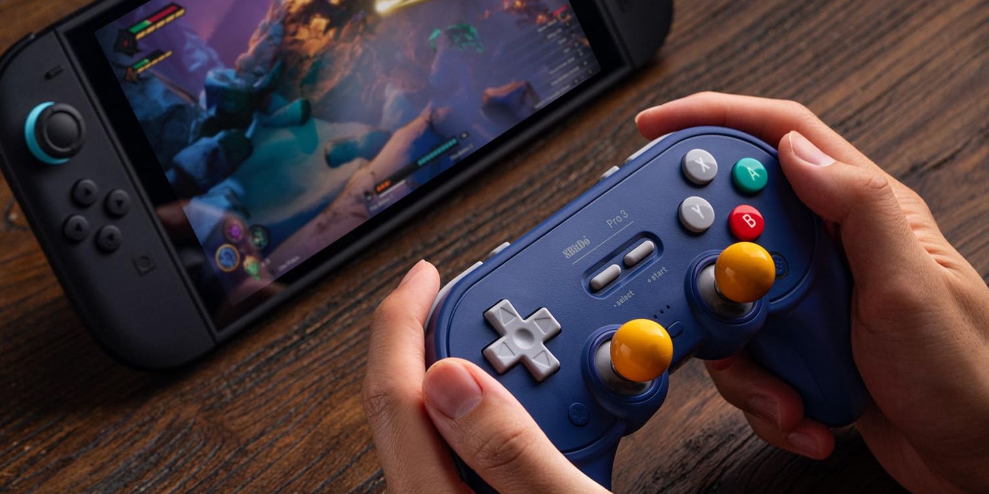 8Bitdo's Switch 2-compatible Pro 3 wireless controller with swappable ...