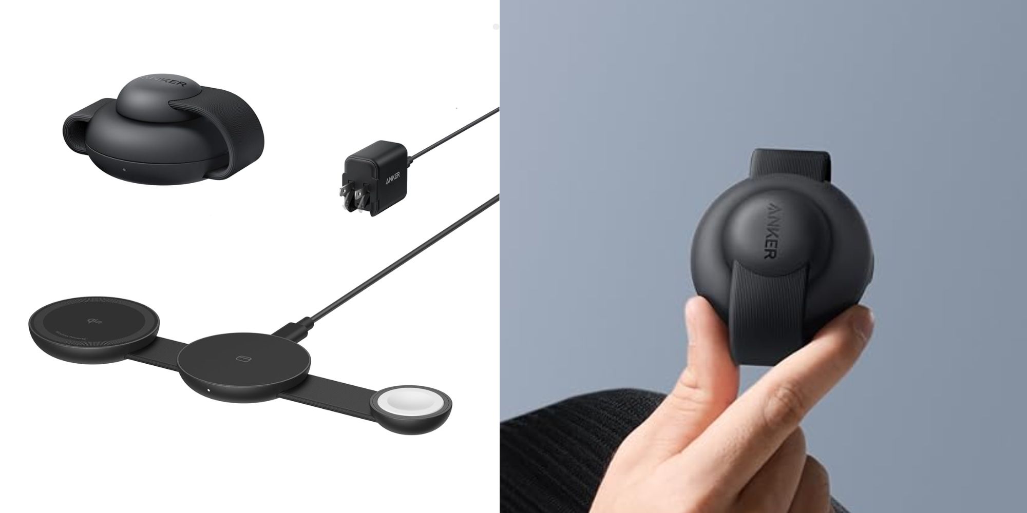 Image showing renders of Anker's 3-in-1 fold out charger.